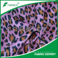 China manufacture leopard printed suede high heel shoe fabric